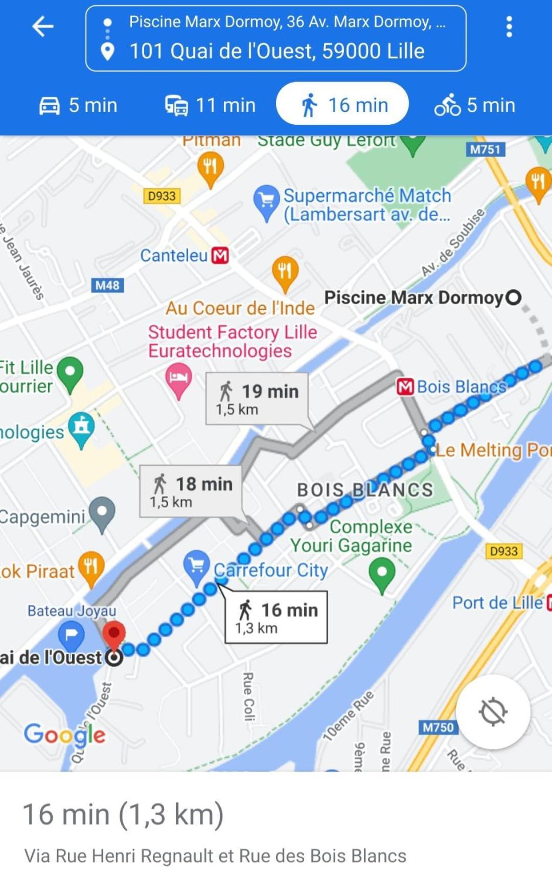 Апартаменты Bateau Peniche Lille - Euratechnologie Экстерьер фото